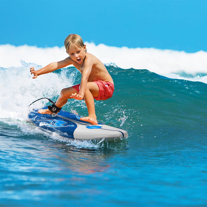 6 Feet Surf Foamie Boards Surfing Beach Surfboard-White