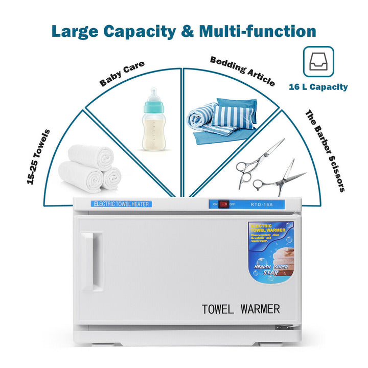2 in 1 Hot Towel Warmer Cabinet UV Sterilizer