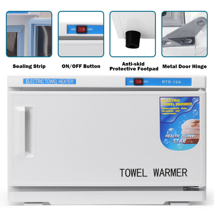 2 in 1 Hot Towel Warmer Cabinet UV Sterilizer