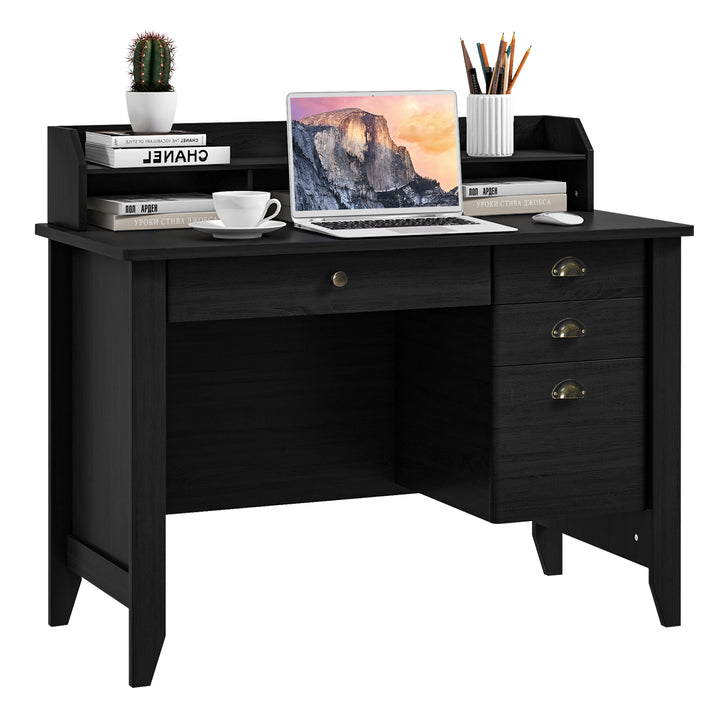 PC Laptop Writing Computer Desk -Black